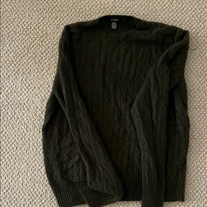 J. Crew Green Sweater